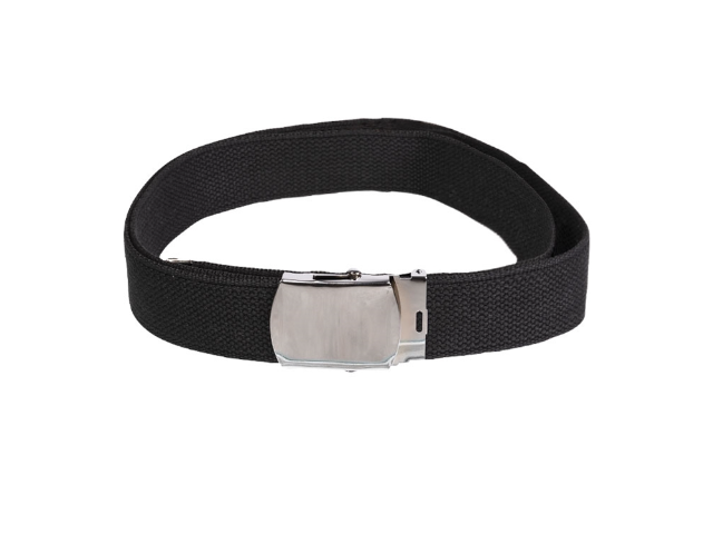 Cintura cotone 38 mm nera