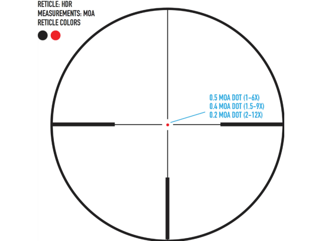 Shooting scope SIGHTMARK Presidio 1-6x24 HDR