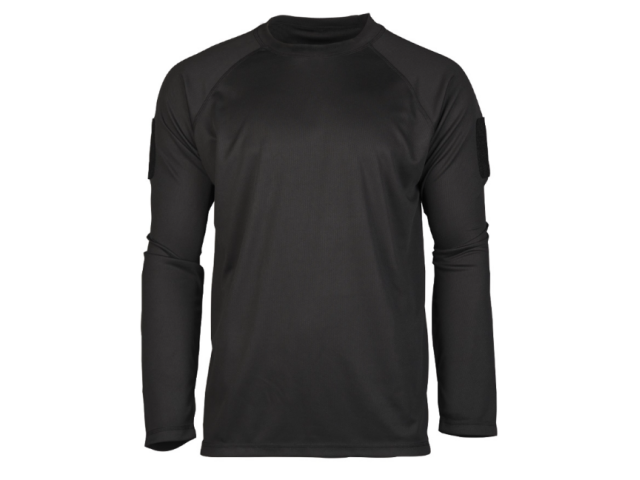Long shirt MILTEC Quick Dry - black