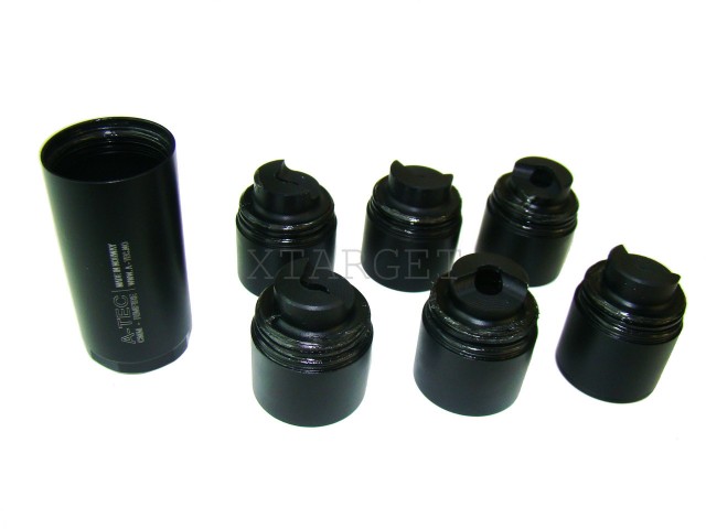 Prigušivač zvuka A-TEC CMM-6, 36 DBC - 17 HMR 1/2˝-28 UNF - modularni