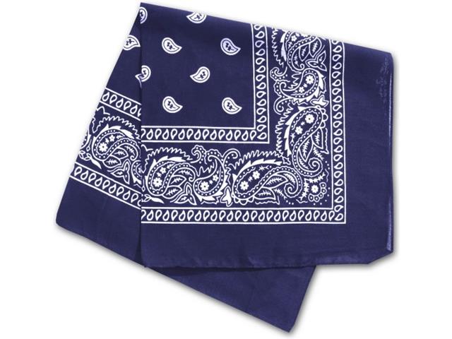 Bandana 50x50cm western blue
