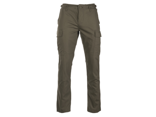 Hlače vojaške TYP BDU RIPSTOP ˝slim fit˝ - ZELENE