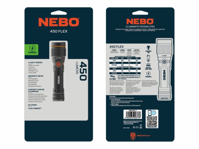 Lampada ricaricabile NEBO FLEX 450 - 450 lumen