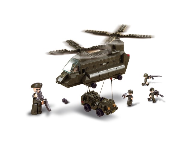 Assembly set SLUBAN transport helicopter