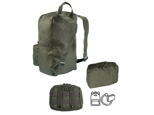 Zaino militare MILTEC US BLACK ULTRA COMPACT ASSAULT BACKPACK - verde