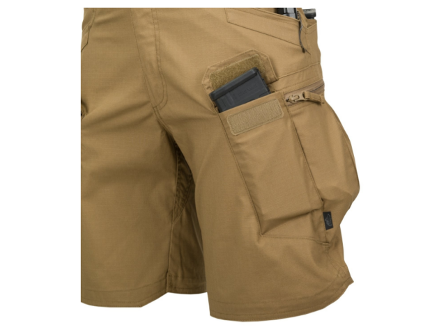 Kurze Hosen HELIKON UTS (URBAN TACTICAL SHORTS) - POLYCOTTON RIPSTOP RAL7013 grün