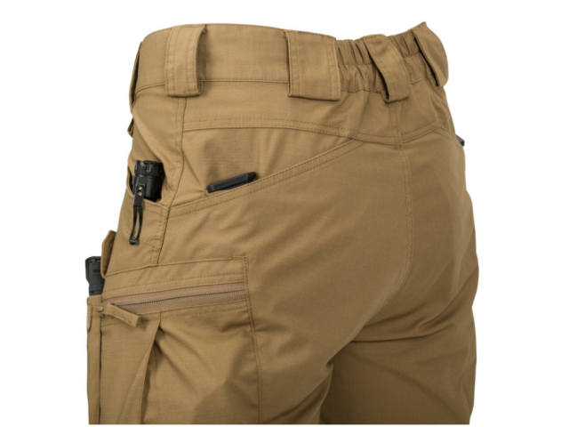 Kurze Hosen HELIKON UTS (URBAN TACTICAL SHORTS) - POLYCOTTON RIPSTOP RAL7013 grün