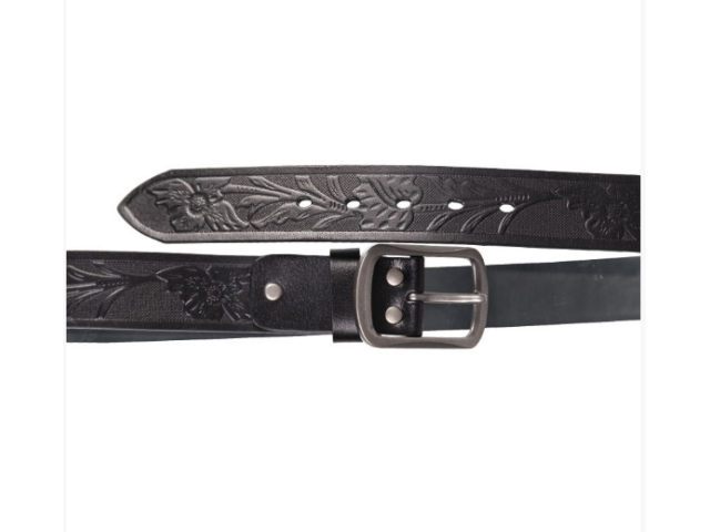Leder-Gürtel MILTEC western schwarz - schwarz