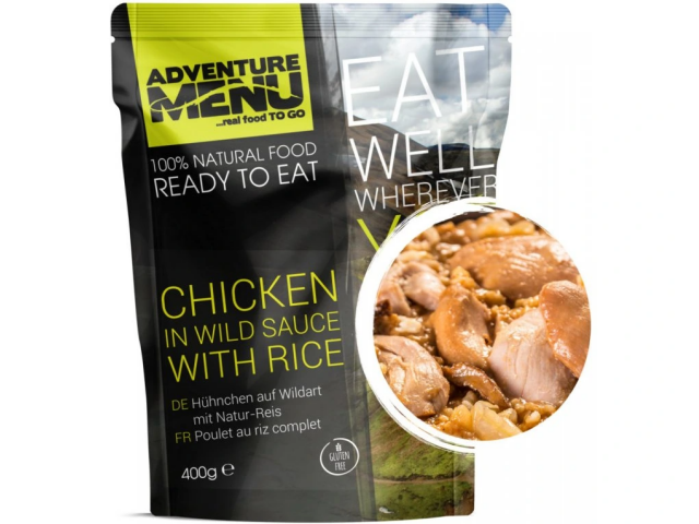Gericht ADVENTURE MENU in wilder Sauce mit Hähnchen - 400g