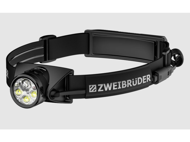 Lampada frontale ricaricabile ZWEI BRUDER ZB7H - 1200 lm