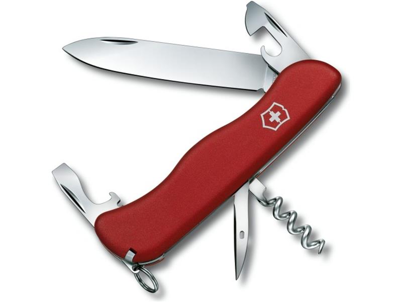 Žepni nož Victorinox Picknicker crveni - ravno rezilo