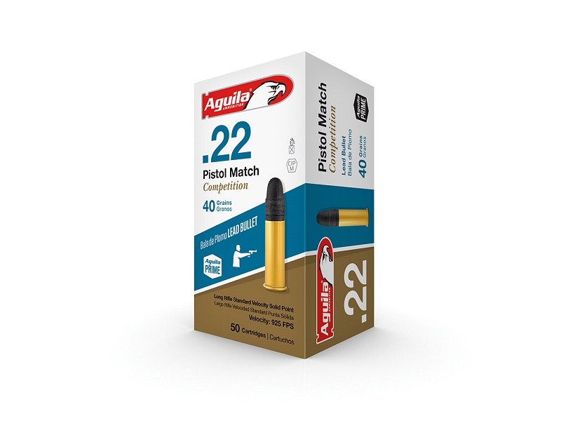 Naboj AGUILA 22 LR Pistol Match - 2,59g/40gr