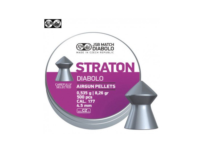 Diabolo JSB Straton 4,5 mm - 0,535g/8,26 gr (500 Stück)
