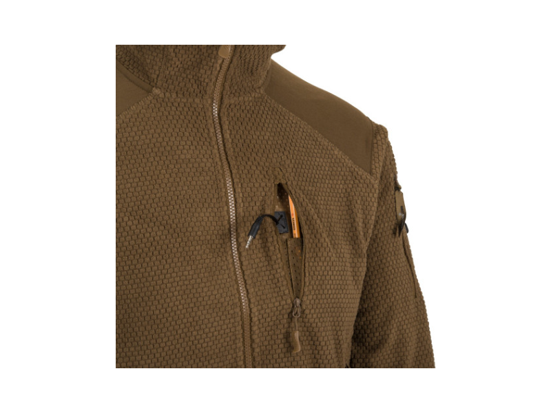 Maglietta in pile HELIKON Alpha Hoodie - nera