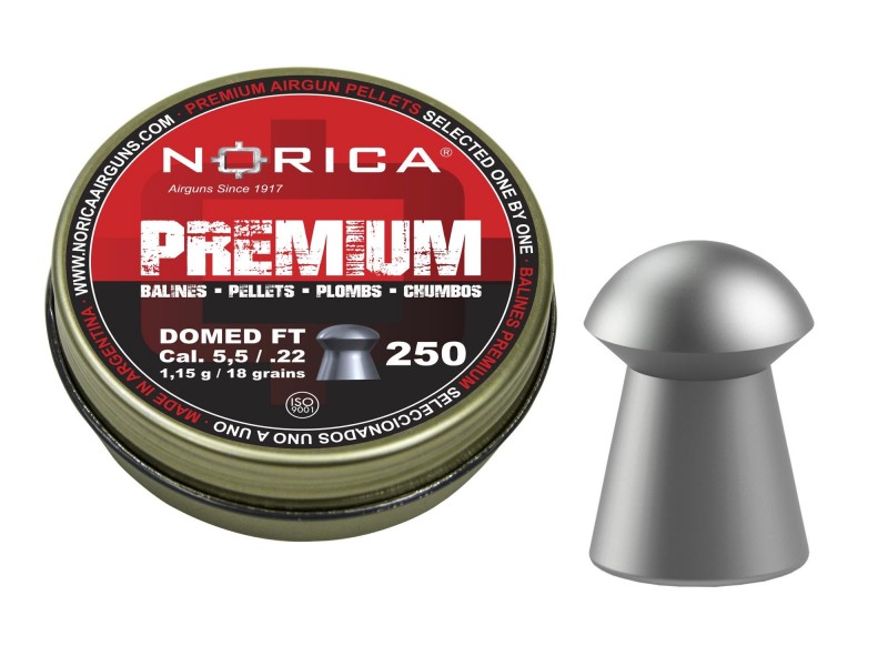 Diabolos NORICA Premium DOMED FT 5,5 mm - 250 Stück