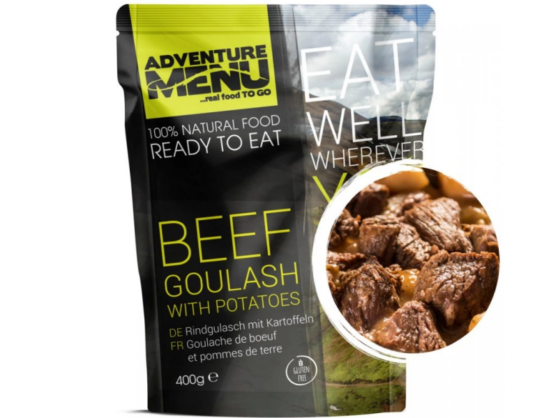 Gericht ADVENTURE MENU Gulasch mit Kartoffeln - 400g