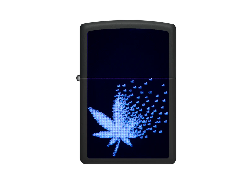 ZIPPO 48677 Pixel Cannabis UV