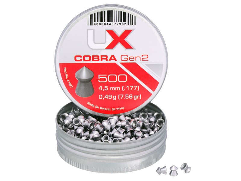 Diabolo 4.5 UMAREX Cobra GEN2 0.49g/500 pcs
