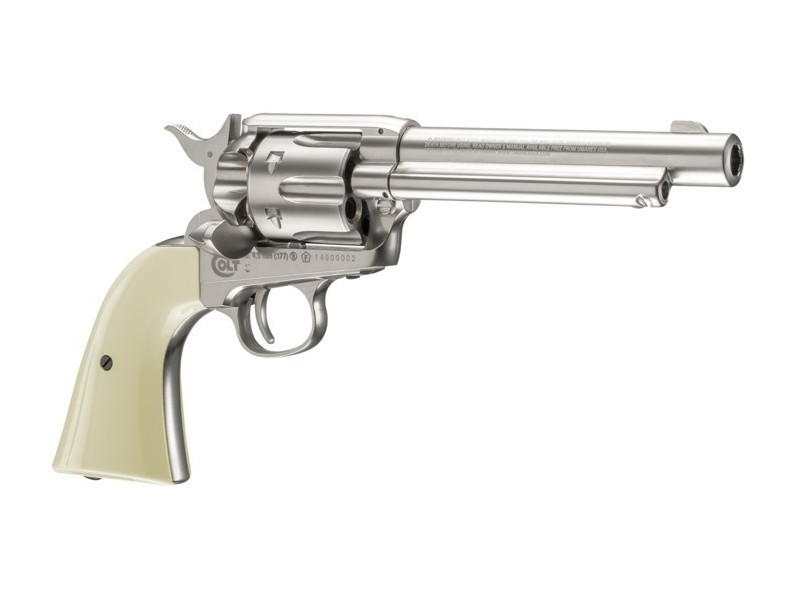 Luftpistole COLT SAA .45 - 4,5 mm CO2 - Nickel