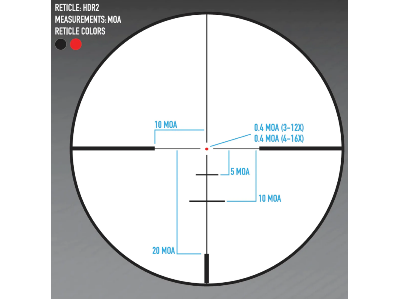 Teleskopski nišan SIGHTMARK Core 2.0 HX 4-16x50 HDR2