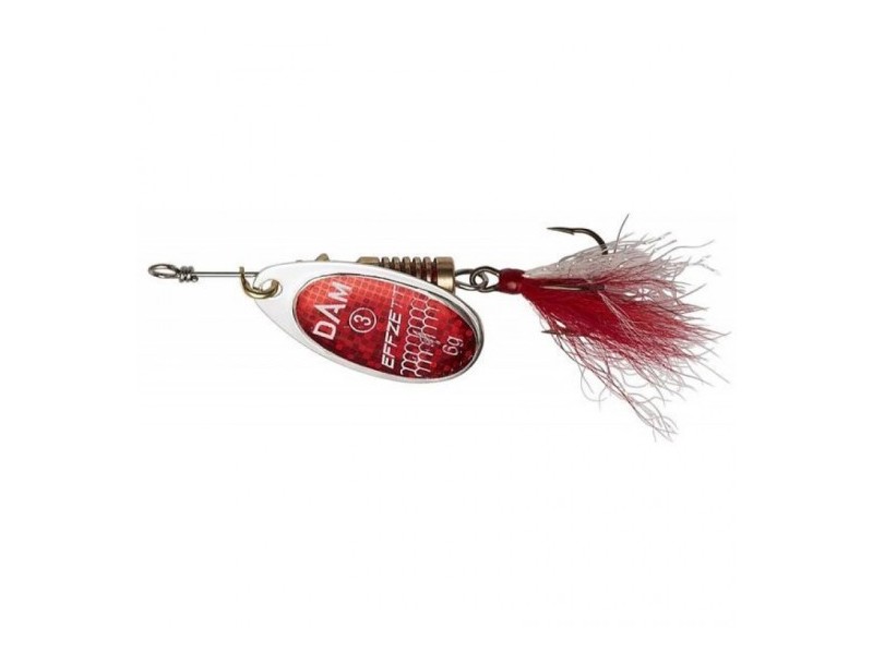 Blestivka DAM Effzett Standard Spinner Dressed - Rossa- 20g/#6