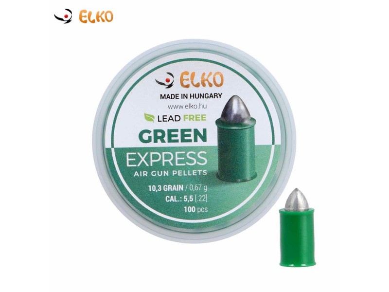 Diabolo ELKO Green Express 5,5 mm - 100 Stück
