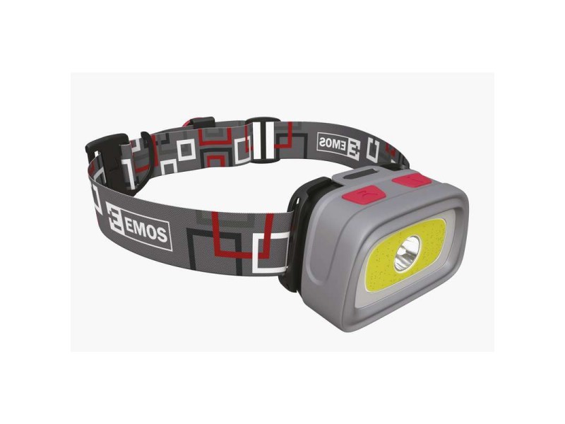 Naglavna svetilka Emos LED COB LED CREE XPG LED svetilka 3x AAA