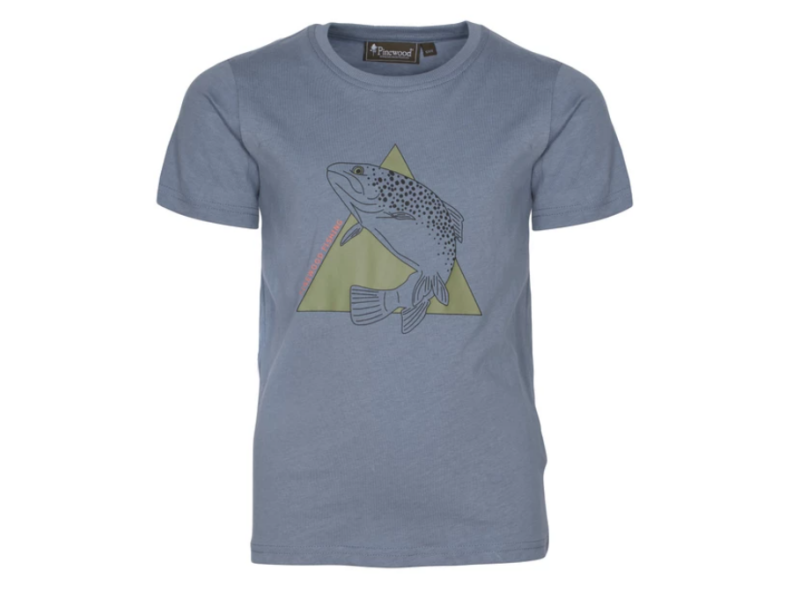 Kinder T-Shirt PINEWOOD Fish - Shadow blue