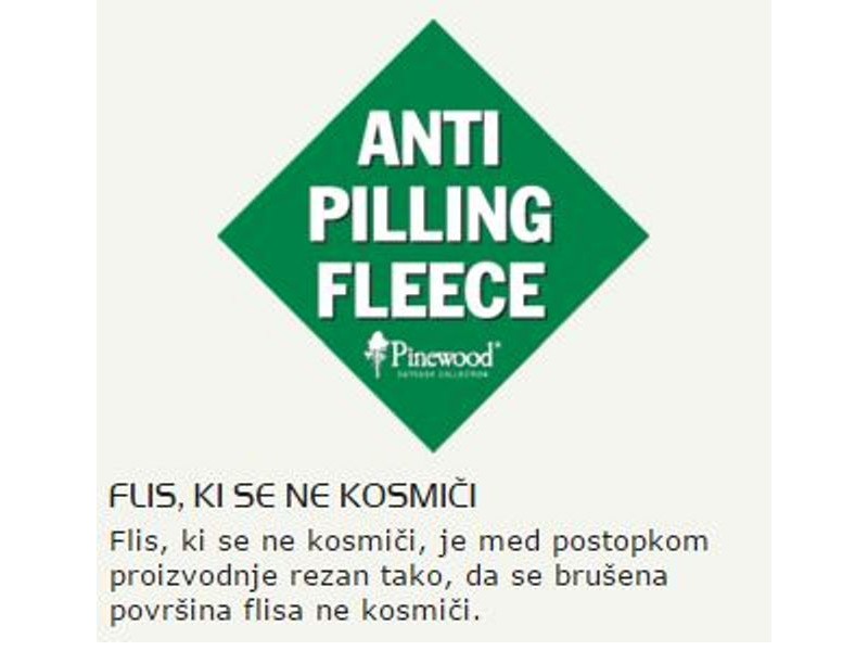 Brezrokavnik PINEWOOD Utah-Pirsch fleece ZELEN