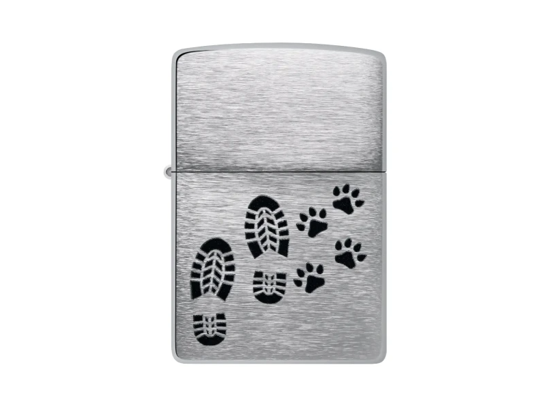 ZIPPO 46322 Fußabdrücke Design