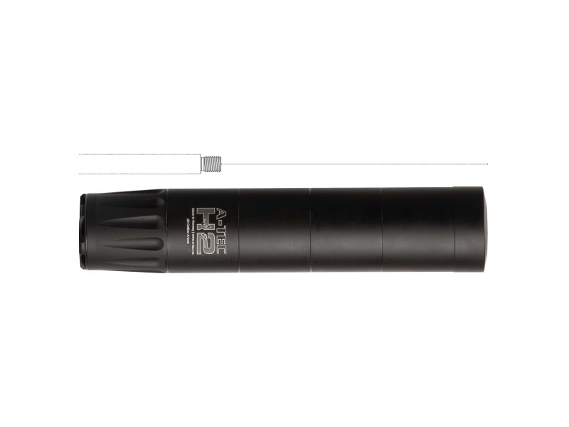 Sound Suppressor A-TEC H2, 33 DBC - .338 cal / 14x1 - (8x57, 8x68, 8.5x55)