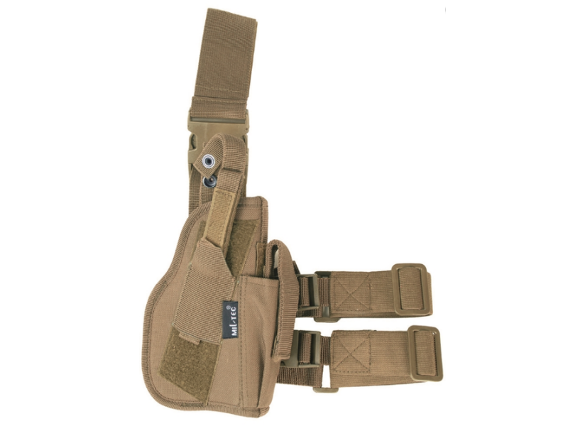 Pistolentasche für Oberschenkel - Coyote rechts