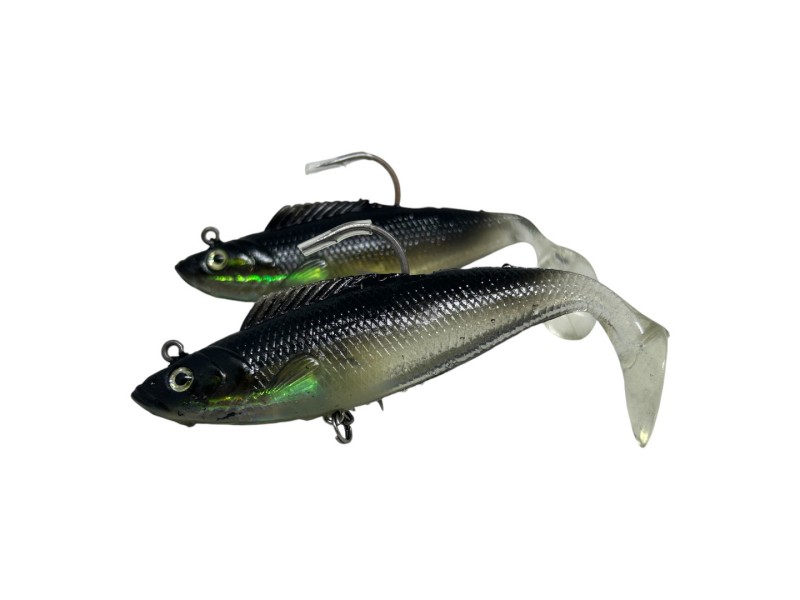 Silikonköder BEHR schwarz/weiß Trendex 2 Stück - 12cm/24g/2 Stück