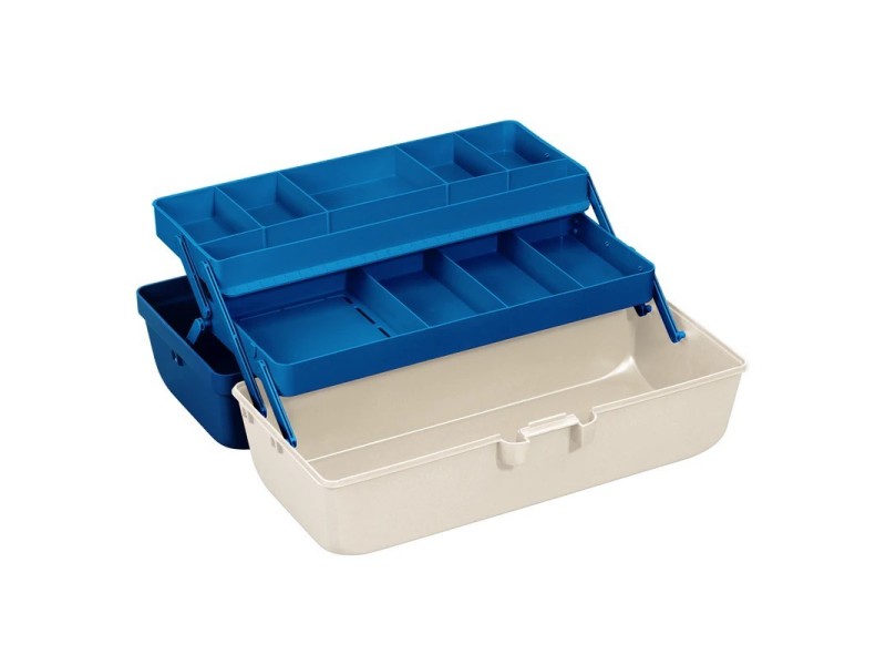 Fishing tackle box 118/2T blue/white