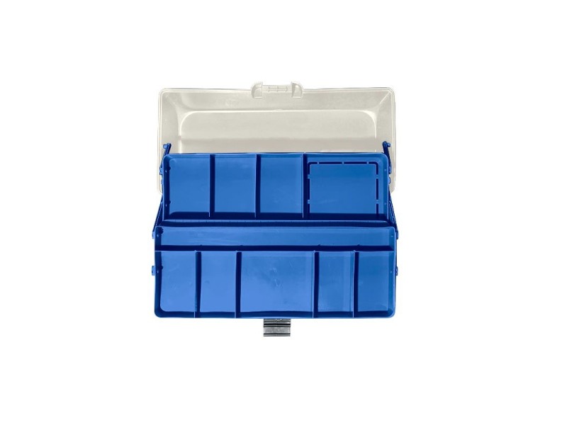 Fishing tackle box 118/2T blue/white