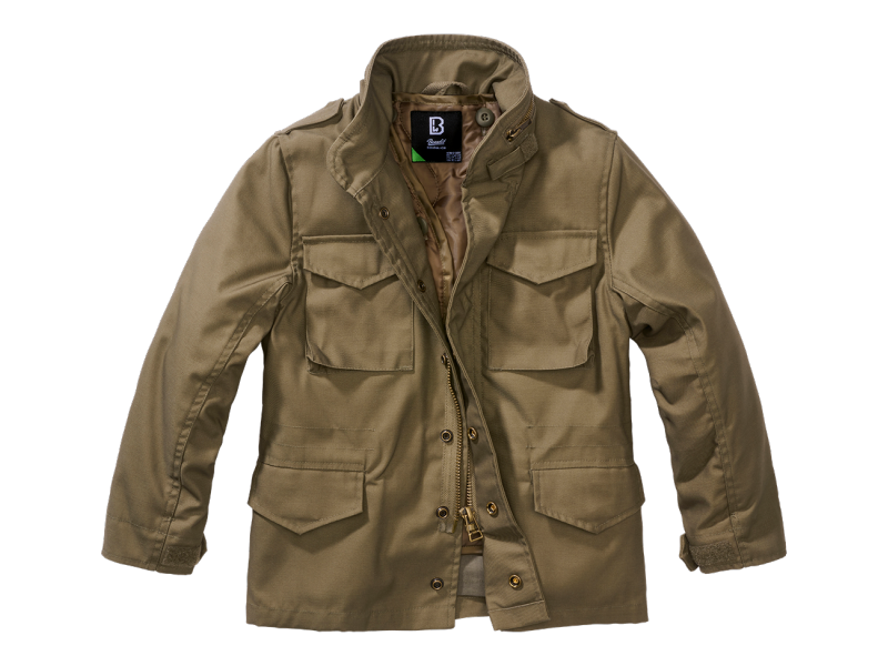 Children's jacket with lining M65 Brandit green