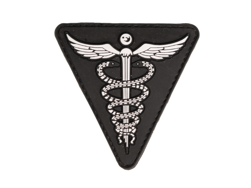 Patch MEDIC black - hedgehog