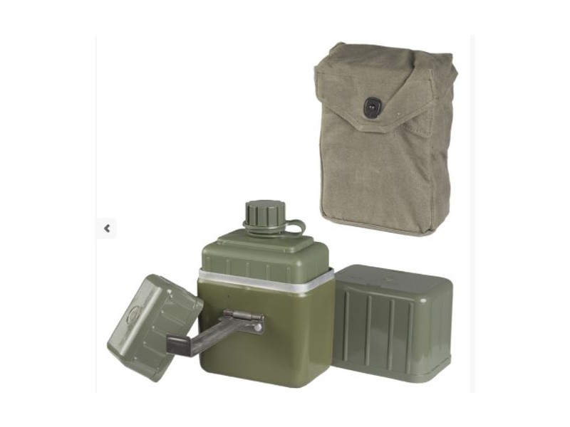 JNA mess kit set - used, with bag and utensils