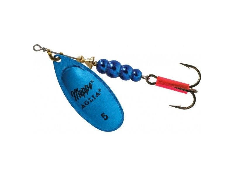Spinner MEPPS Aglia Blue Platium no.5