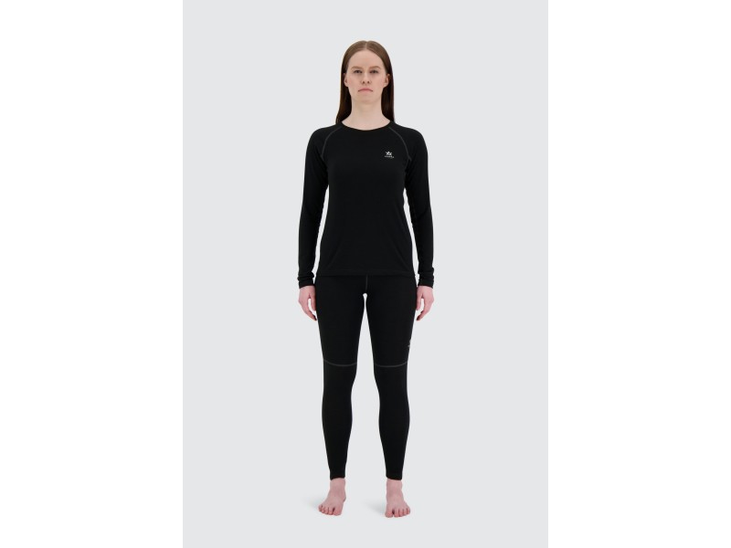 Women's thermal underwear ALASKA 1795 MERINO set - black