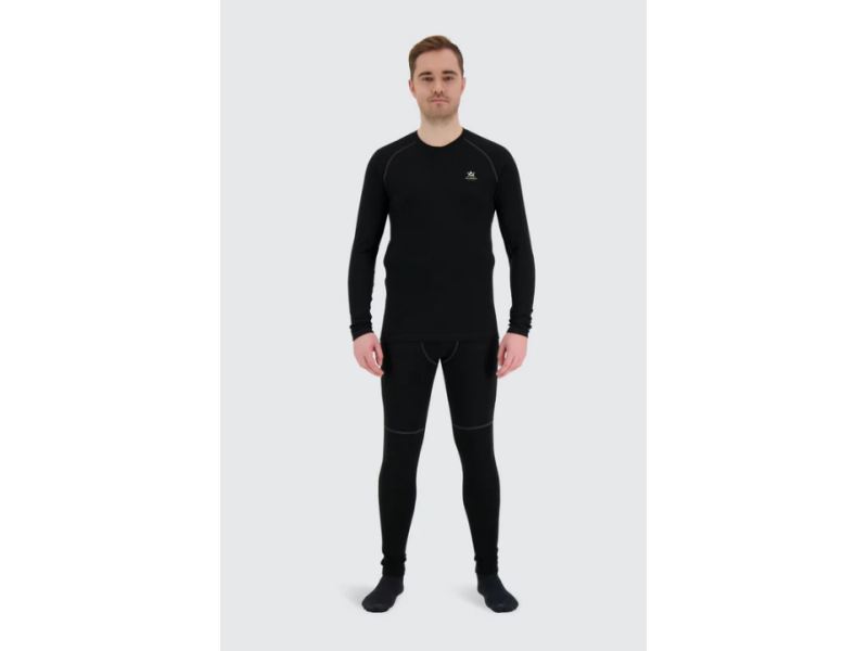 Thermo-Unterwäsche ALASKA 1795 MERINO Set - schwarz
