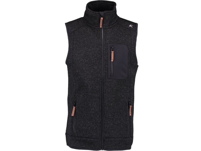 Gilet ORBIS Collo Alto - nero