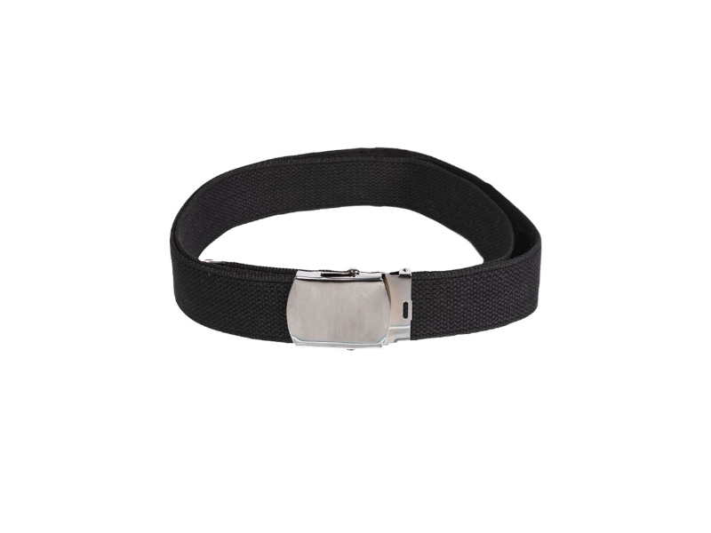 Cintura cotone 38 mm nera
