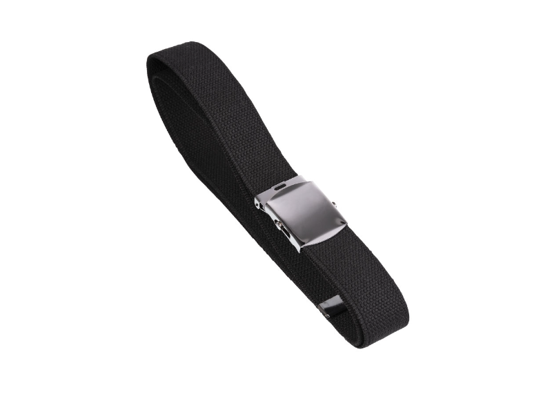 Cintura cotone 38 mm nera