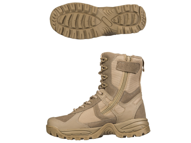 Militärstiefel MILTEC Patrol - 1 Reißverschluss Coyote