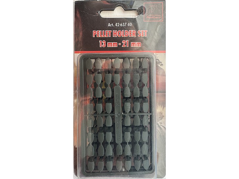 Komplettset für Pellethalter RED CARP 13 mm und 21 mm