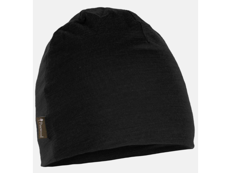 PINEWOOD Merino Beanie - black
