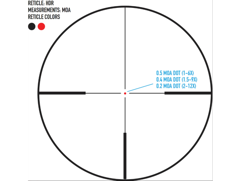 Zielfernrohr SIGHTMARK Presidio 2-12x50 HDR