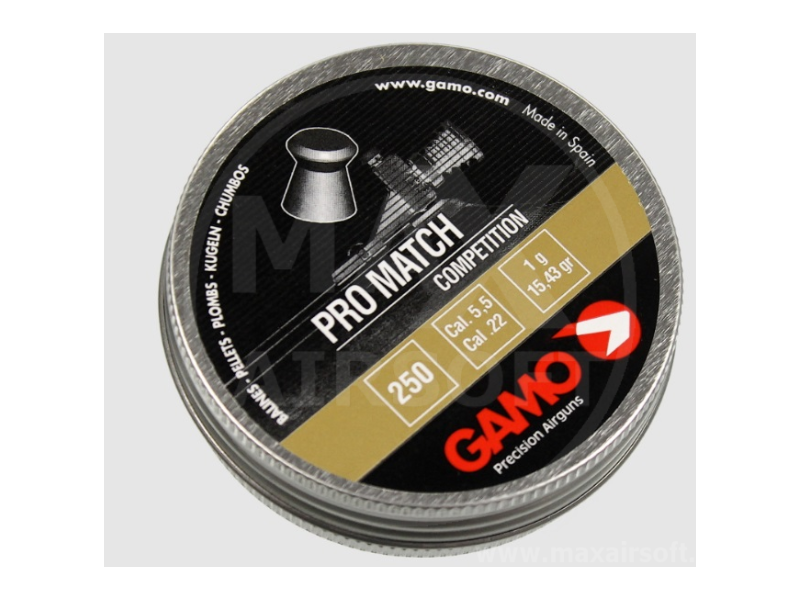 Diabolo GAMO PRO MATCH 1g/15,43gr - 250 pezzi