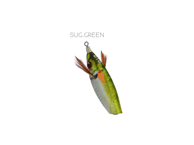 Puška DTD Real fish bukva - sugarello green 80 mm